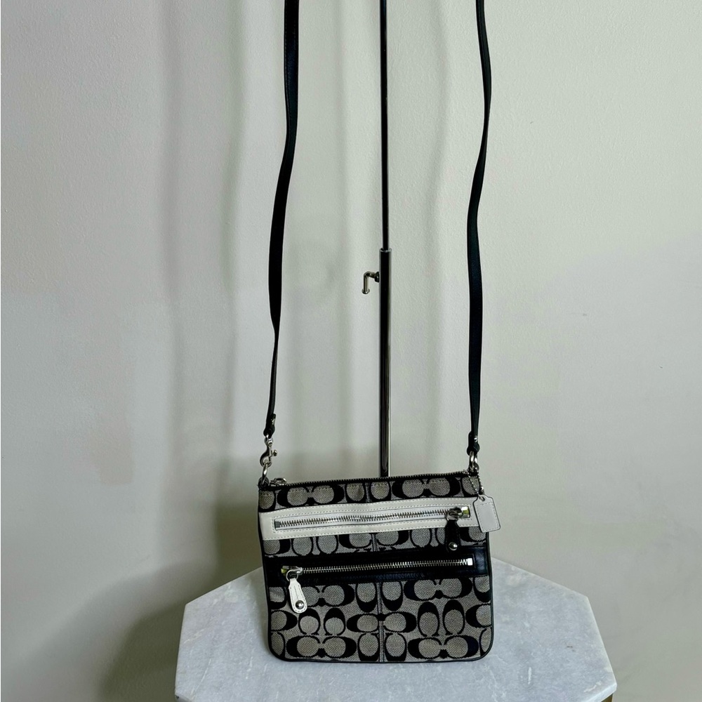 Coach Black and White Crossbody Bag - Picture 1 of 7